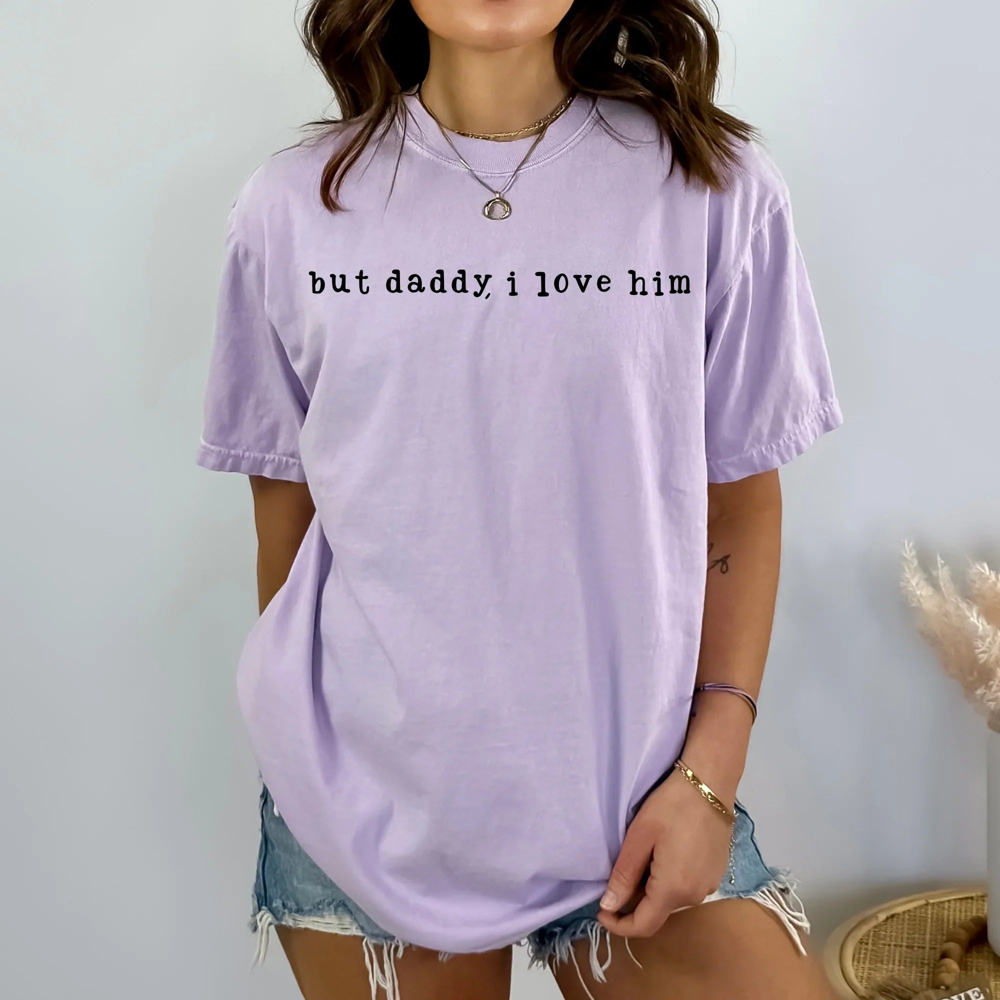but daddy I love him DTF Transfer - Merch Girls