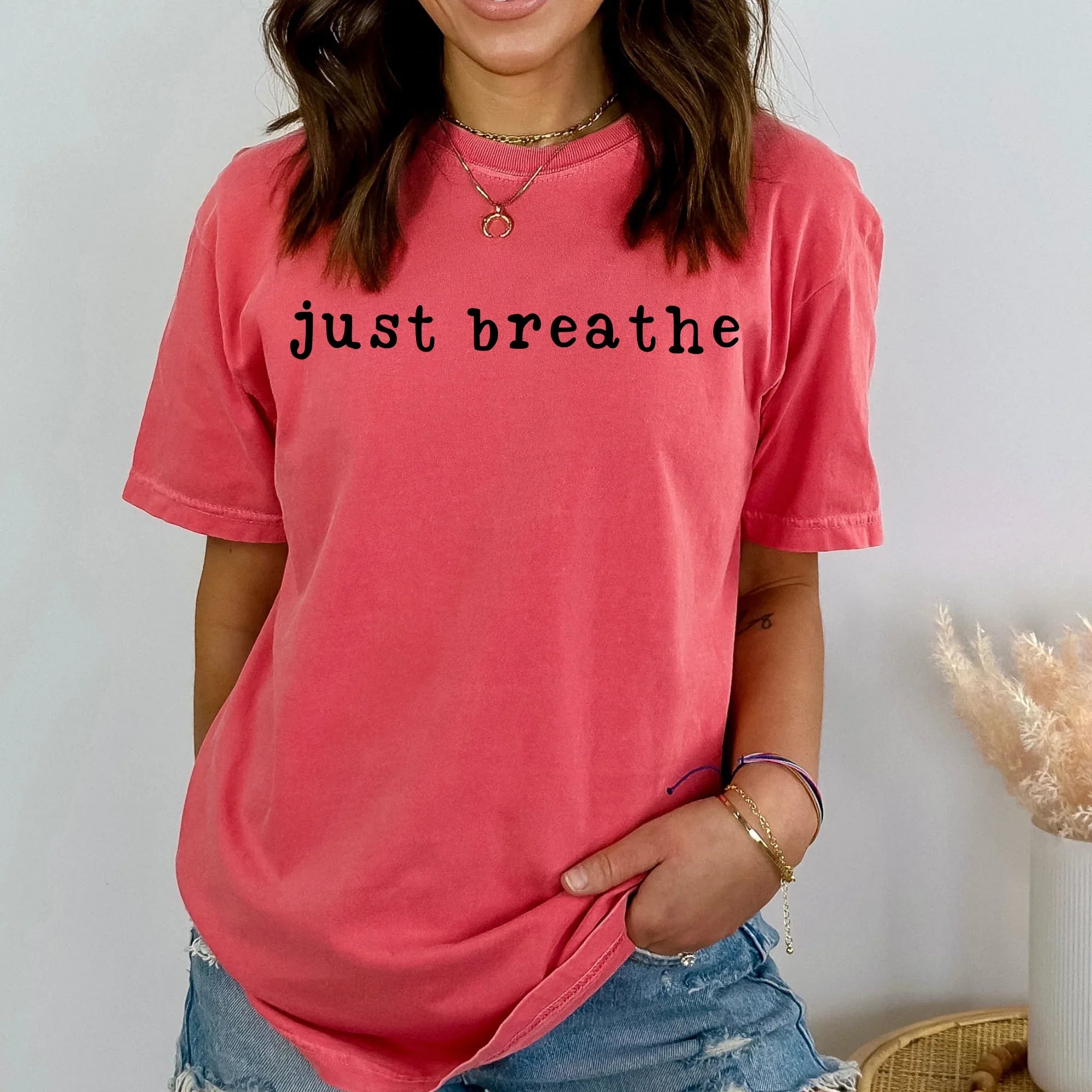 Just Breathe DTF Transfer - Merch Girls