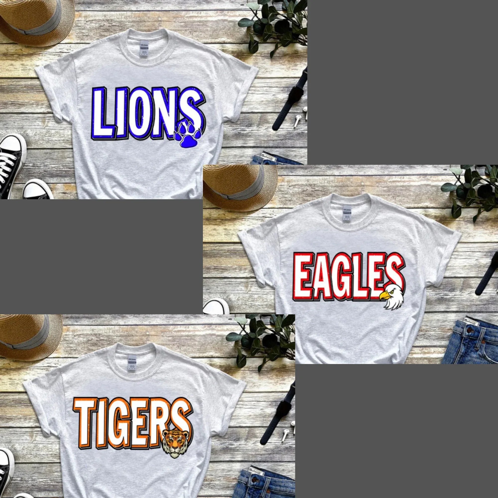 Bold Letter Mascot Design Mockup- No Physical Item! - Merch Girls