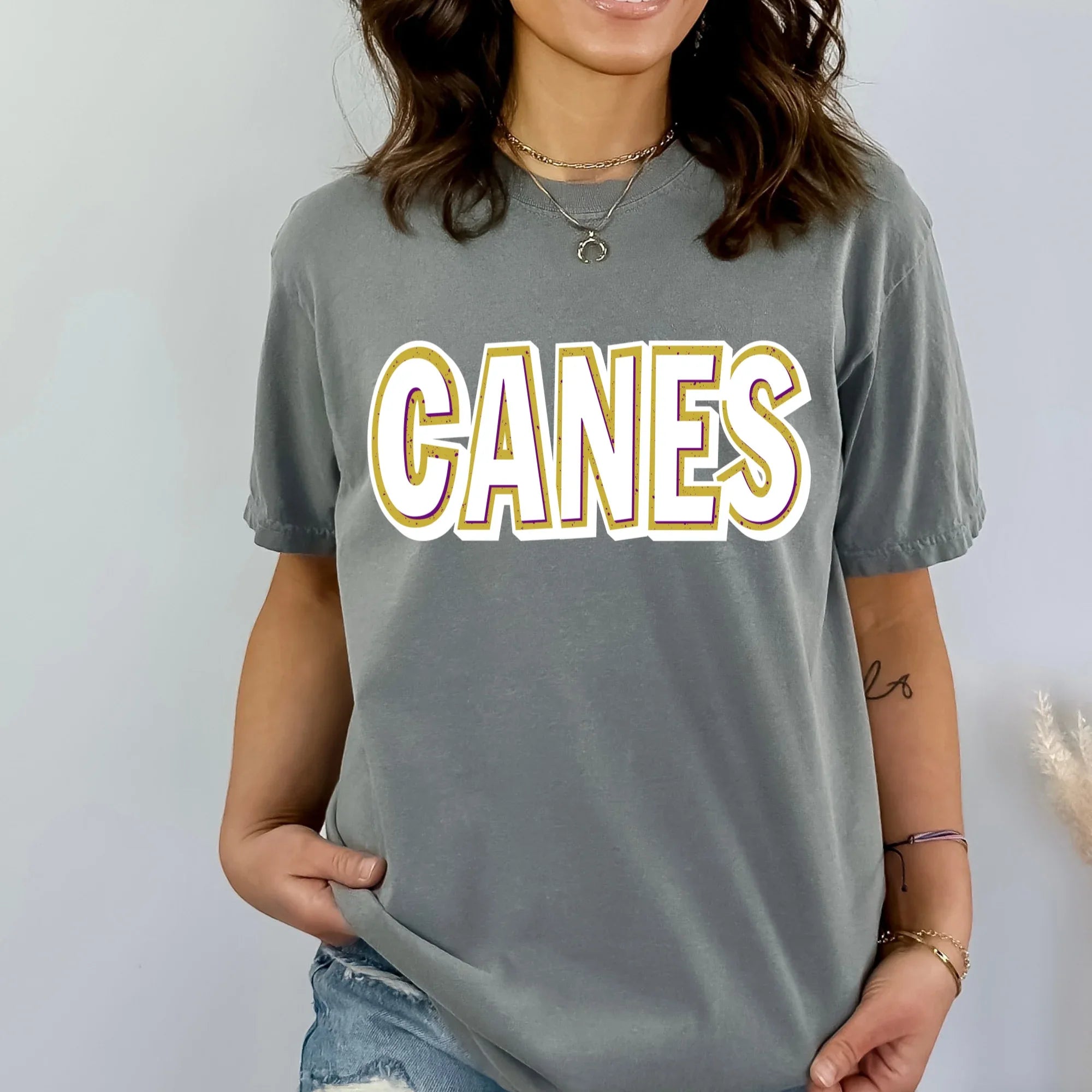 Canes DTF Transfer - Merch Girls