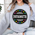 Hornets Circle Star Mascot DTF Transfer - Merch Girls