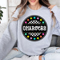 Chargers Circle Star Mascot DTF Transfer - Merch Girls