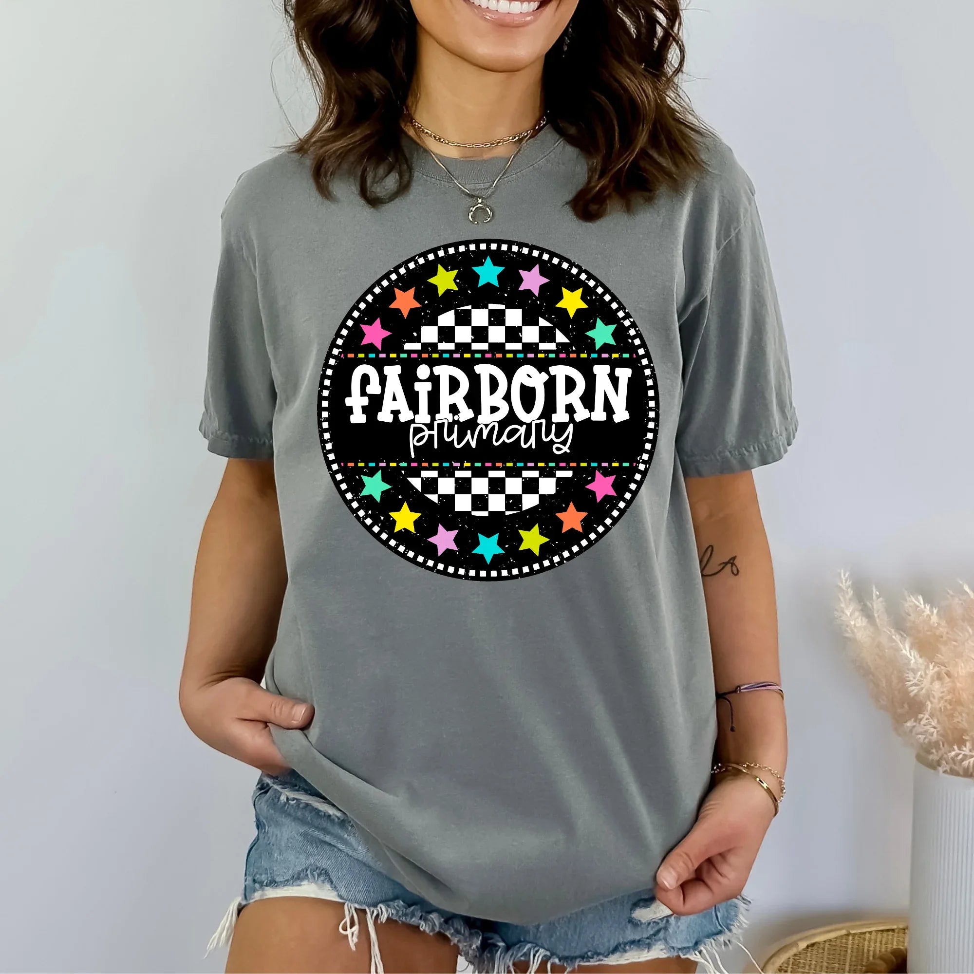 Fairborn Circle Star Mascot DTF Transfer - Merch Girls