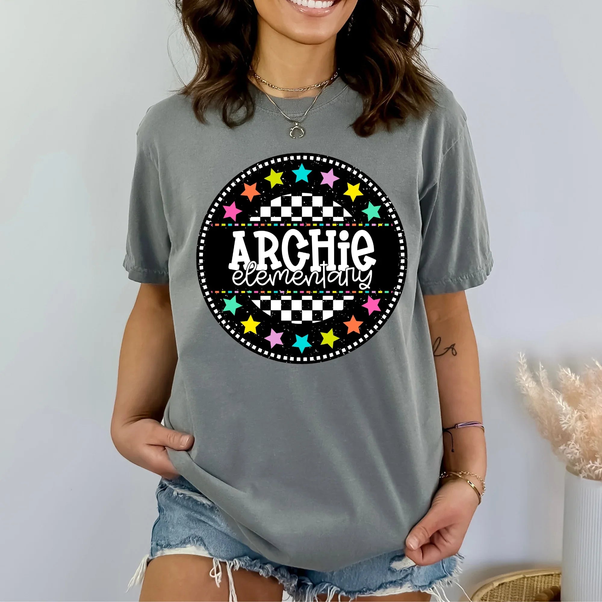 Archie Circle Star Mascot DTF Transfer - Merch Girls