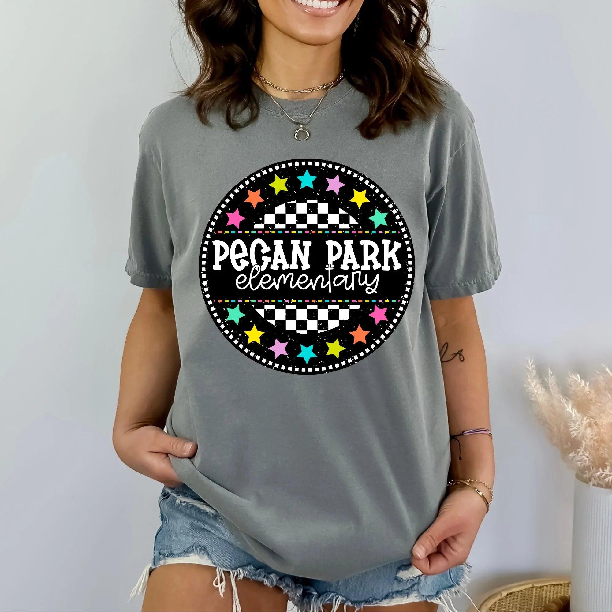 Pecan Park Circle Star Mascot DTF Transfer - Merch Girls
