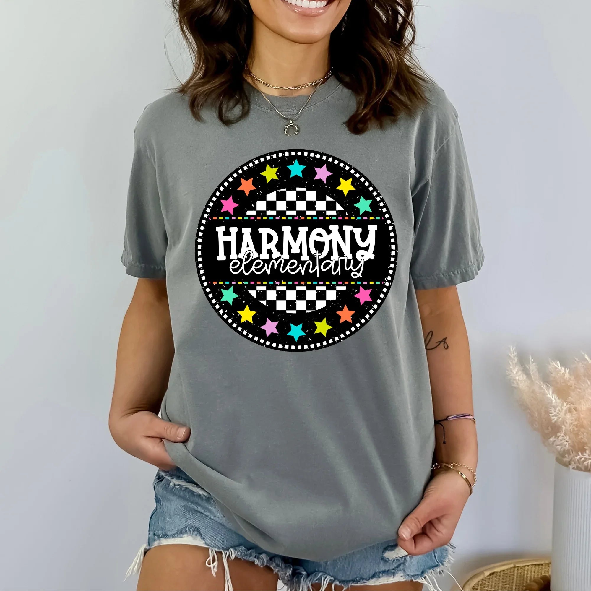 Harmony Circle Star Mascot DTF Transfer - Merch Girls