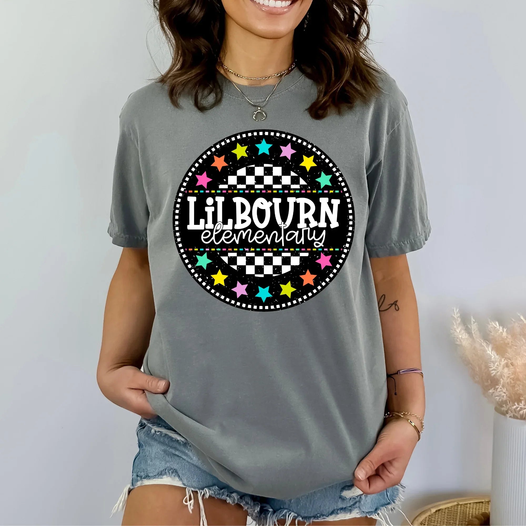 Lilbourn Circle Star Mascot DTF Transfer - Merch Girls