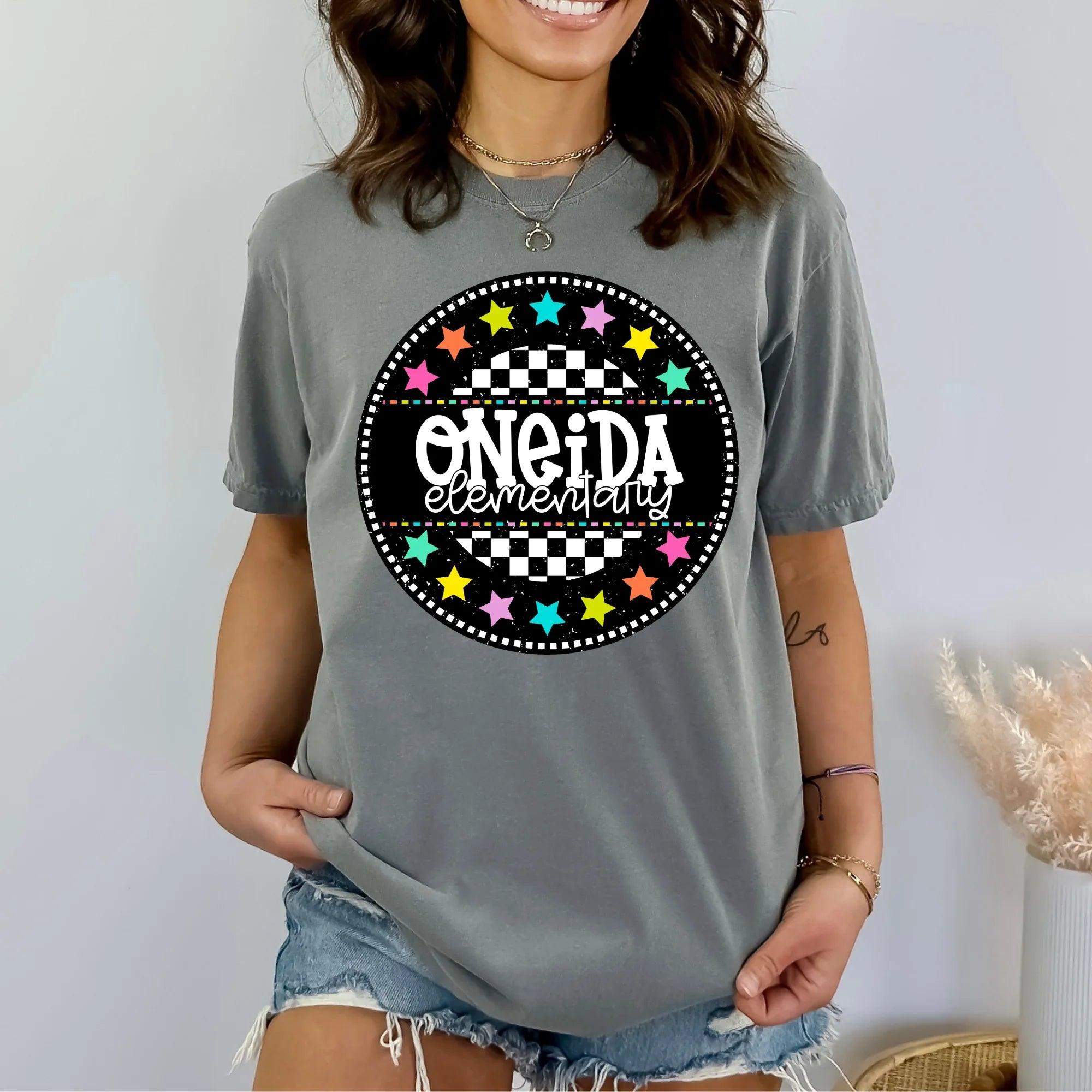 Oneida Circle Star Mascot DTF Transfer - Merch Girls