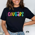 Cougars Colorful Graphic Tee