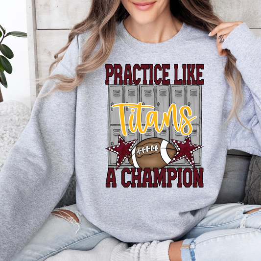 Practice Like A Champ Custom DTF Transfer