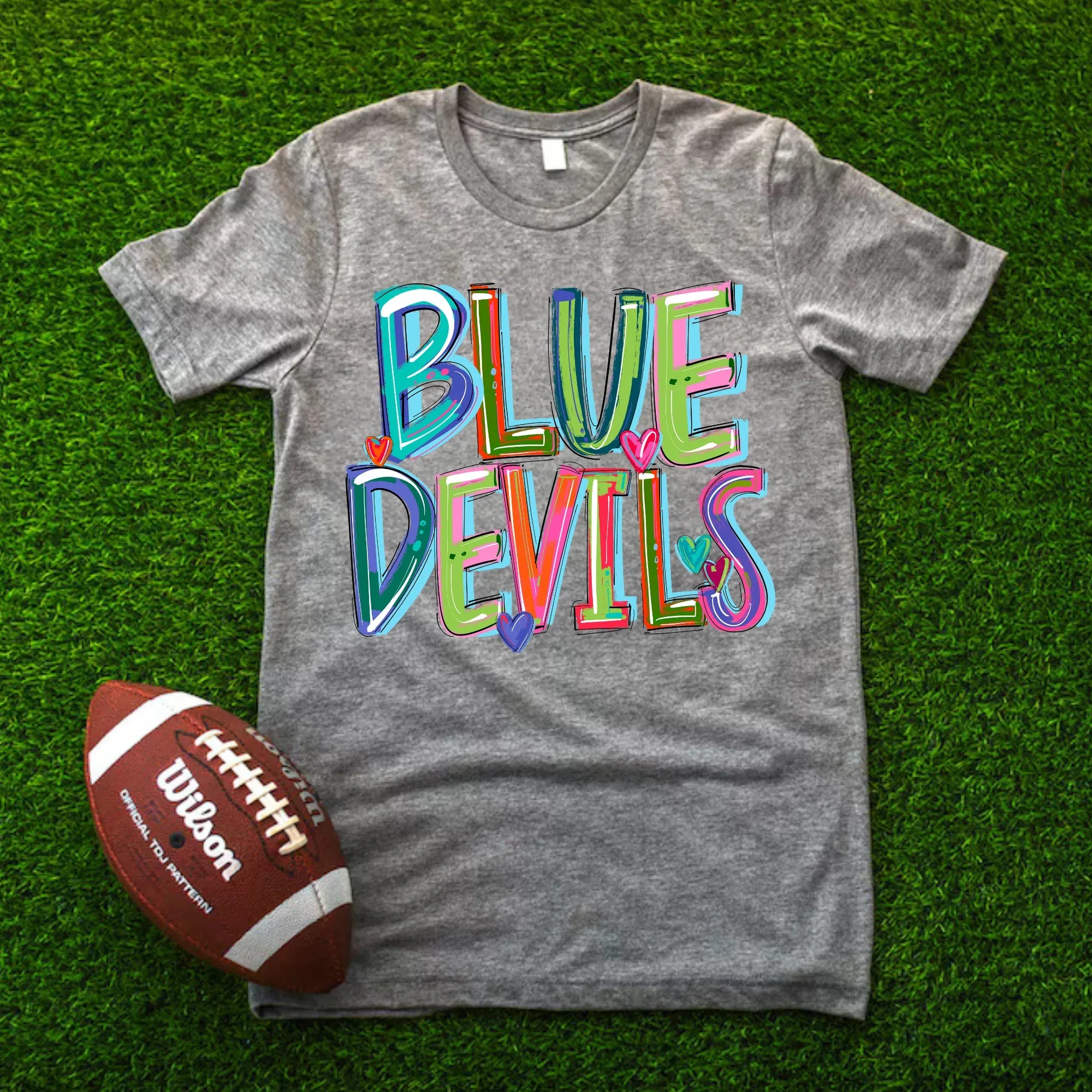 Blue Devils Cheery DTF Transfer - Merch Girls