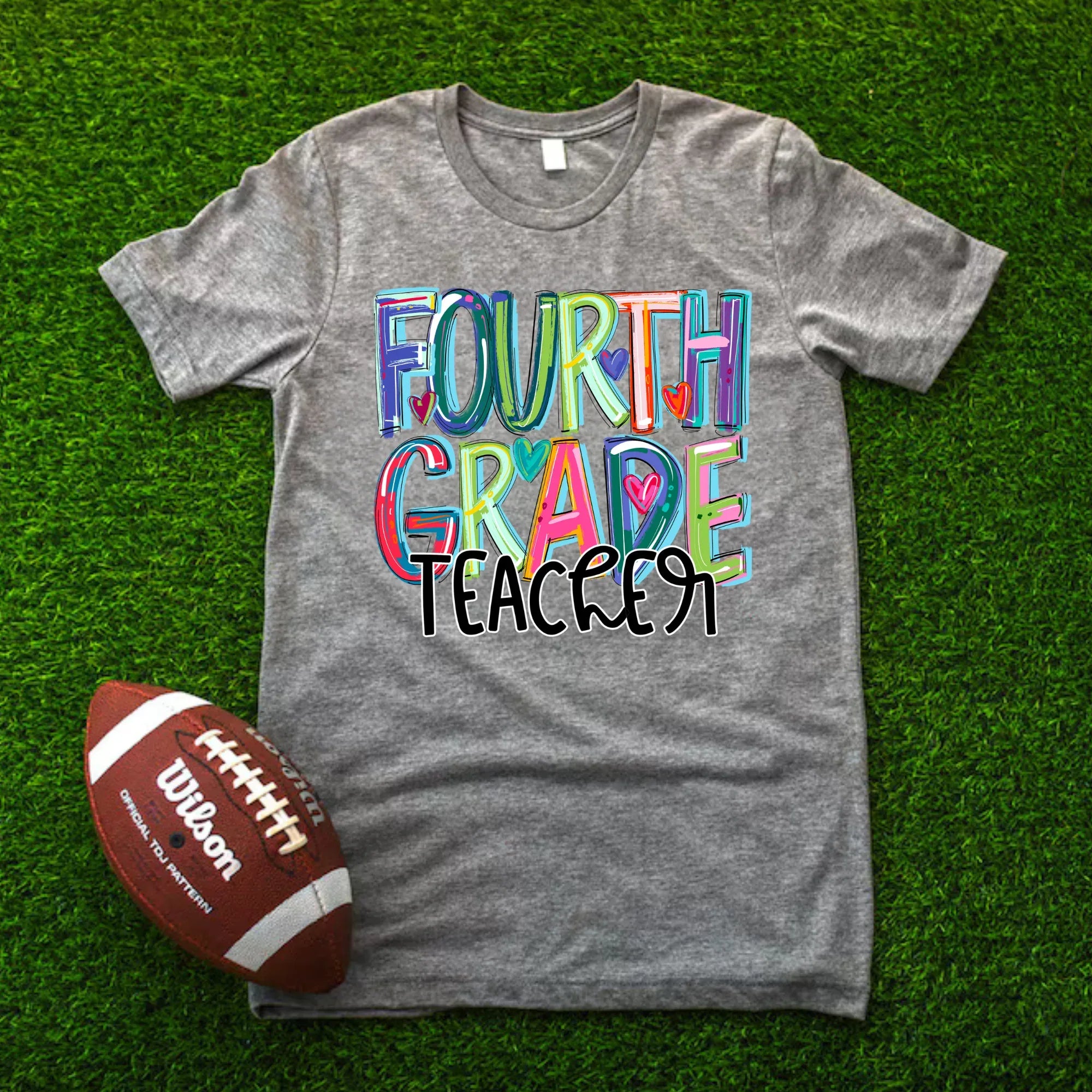 Fourth Grade Teacher Cheery DTF Transfer - Merch Girls