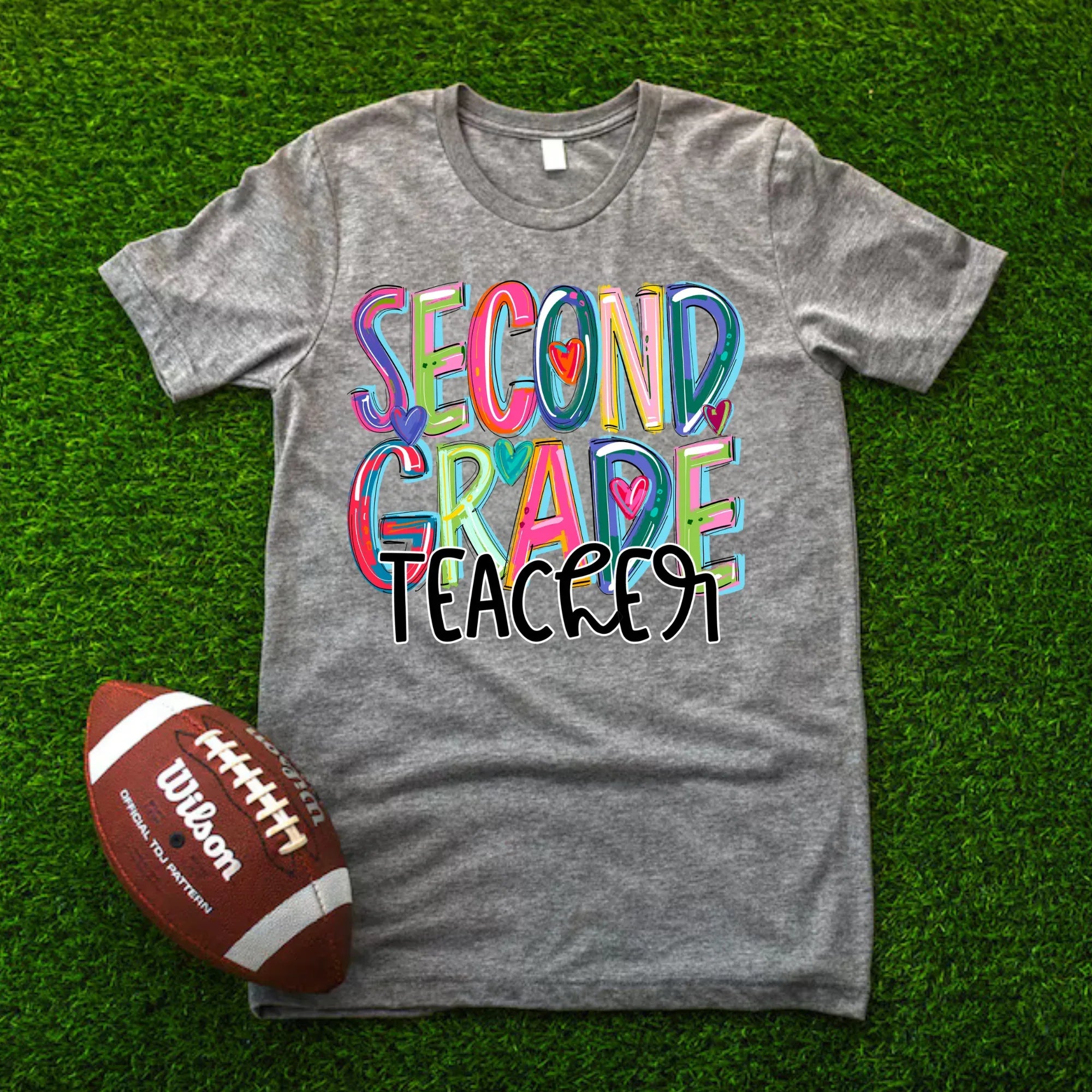 Second Grade Teacher Cheery DTF Transfer - Merch Girls