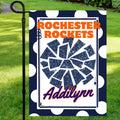 Rochester Rockets Cheer Garden Flag - Merch Girls