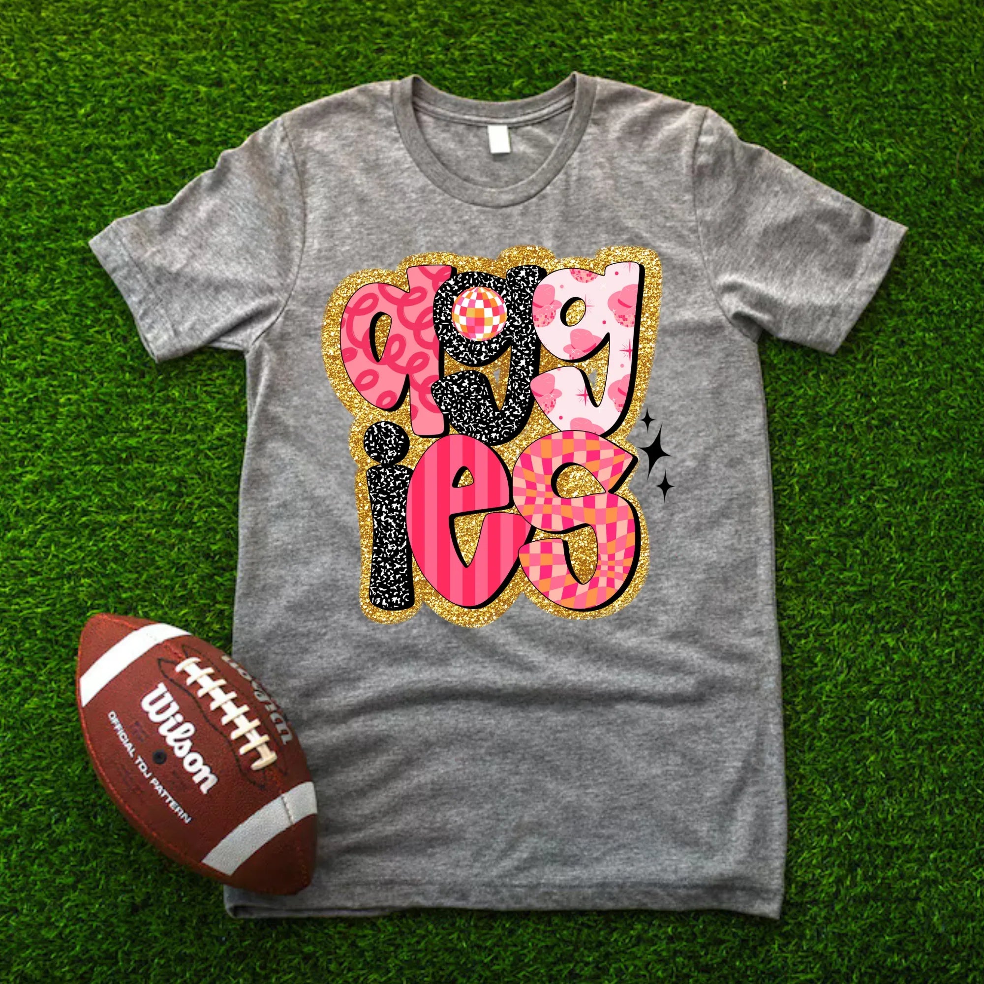 Aggies Pink Retro DTF Transfer - Merch Girls
