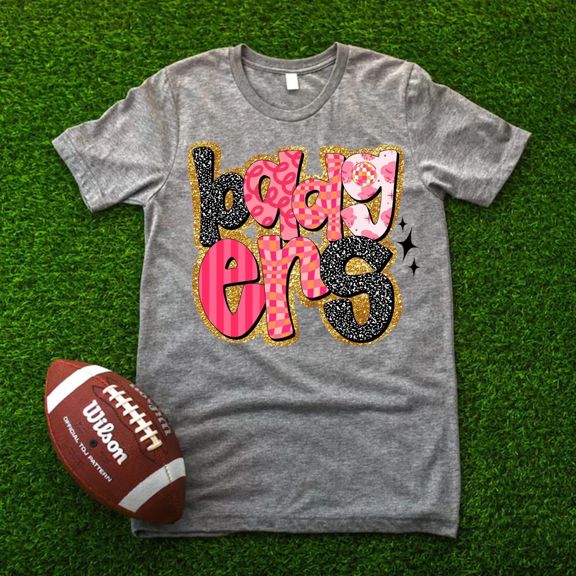 Badgers Pink Retro DTF Transfer - Merch Girls