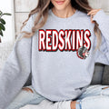 Redskins Checkered DTF Transfer - Merch Girls