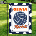 Volleyball Rockets Garden Flag - Merch Girls