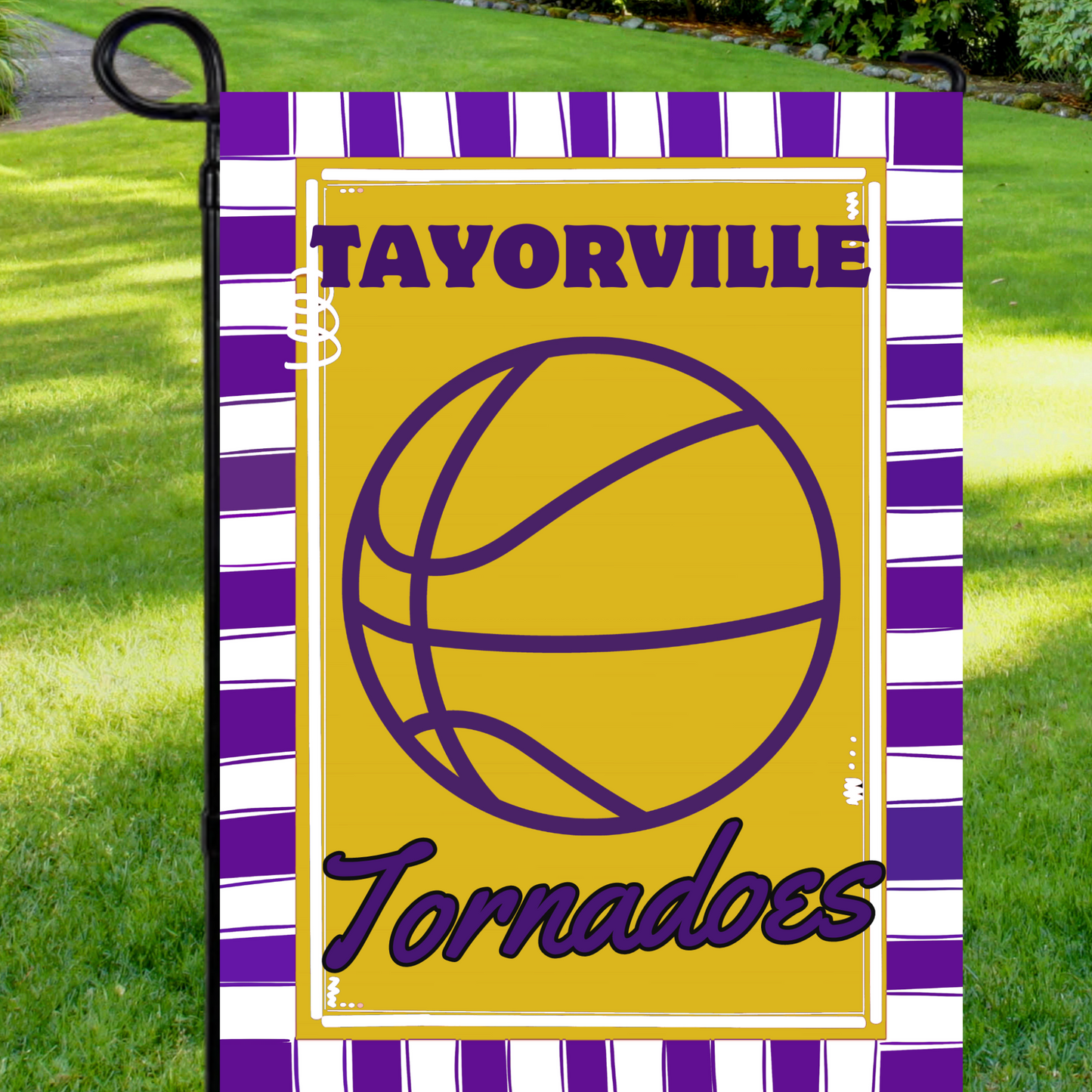 Taylorville Tornadoes Garden Flag