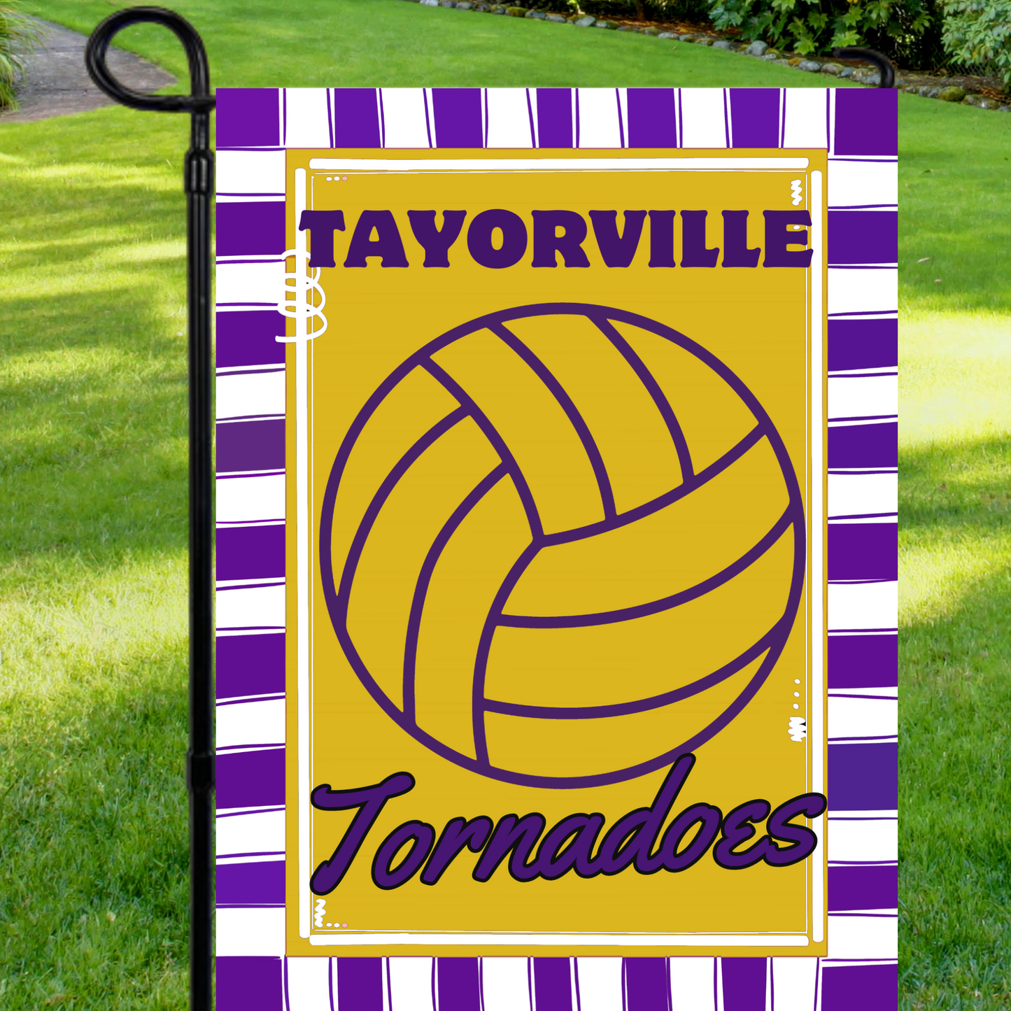 Taylorville Tornadoes Garden Flag