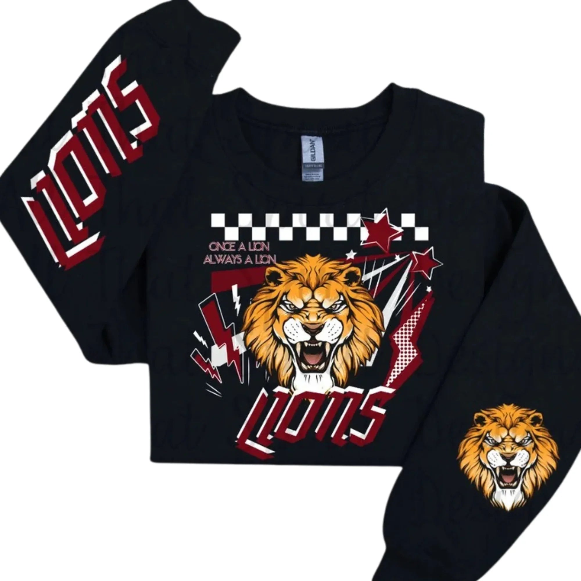Lions Maroon DTF Transfer - Merch Girls
