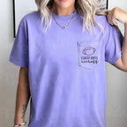 Classy Until Kickoff Embroidered Comfort Color Pocket Tee - Merch Girls