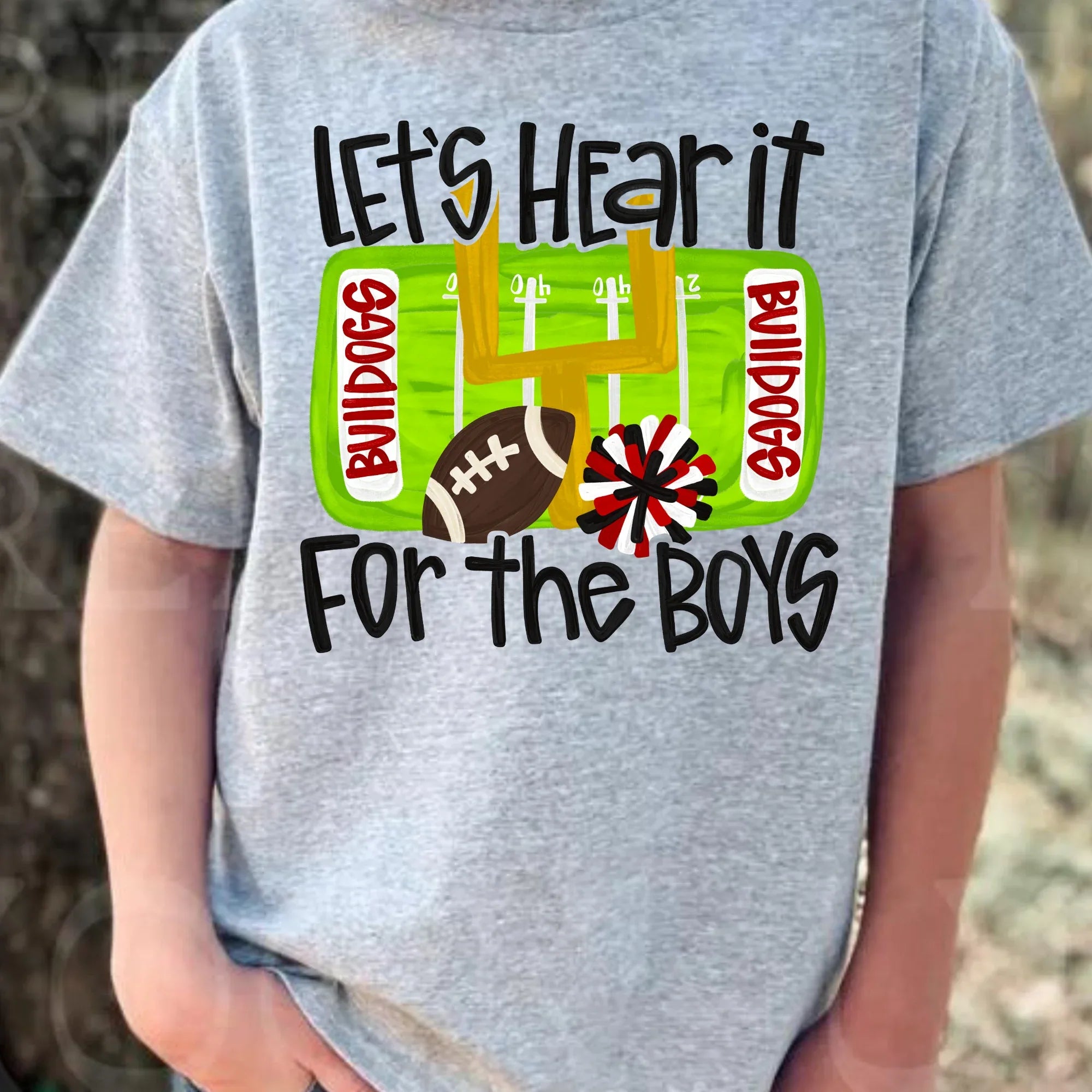Let's Hear It for the boys Bulldogs Graphic Tee - Merch Girls