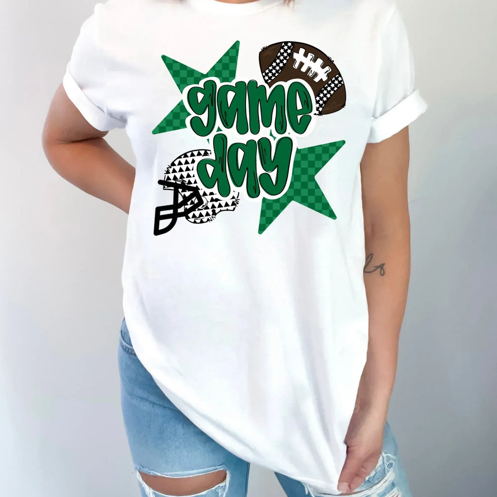 Game Day Football DTF Transfer/Completed Tee - Merch Girls