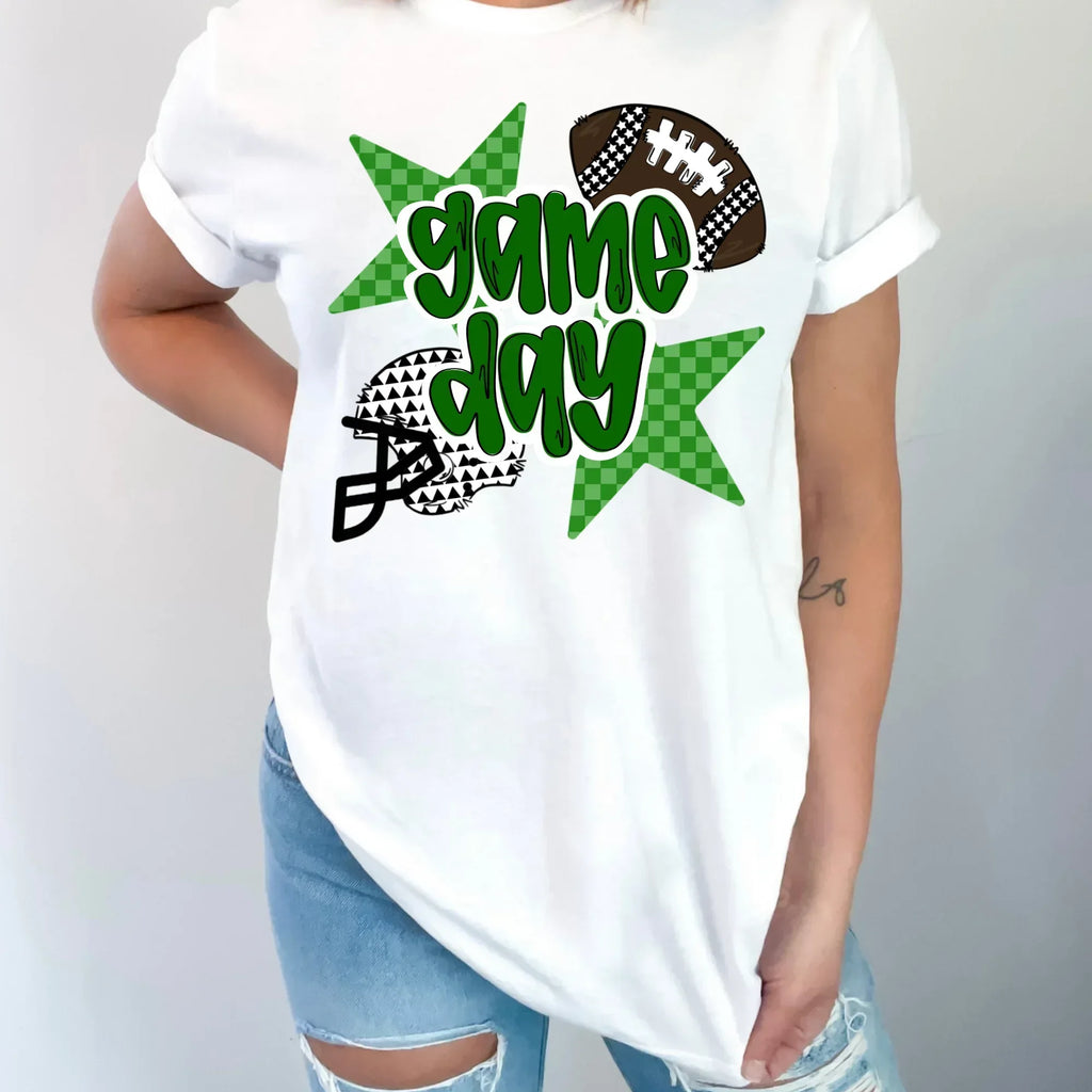 Game Day Football DTF Transfer/Completed Tee - Merch Girls