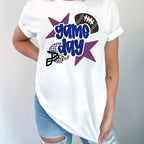 Game Day Football DTF Transfer/Completed Tee - Merch Girls