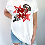 Game Day Football DTF Transfer/Completed Tee - Merch Girls