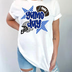 Game Day Football DTF Transfer/Completed Tee - Merch Girls