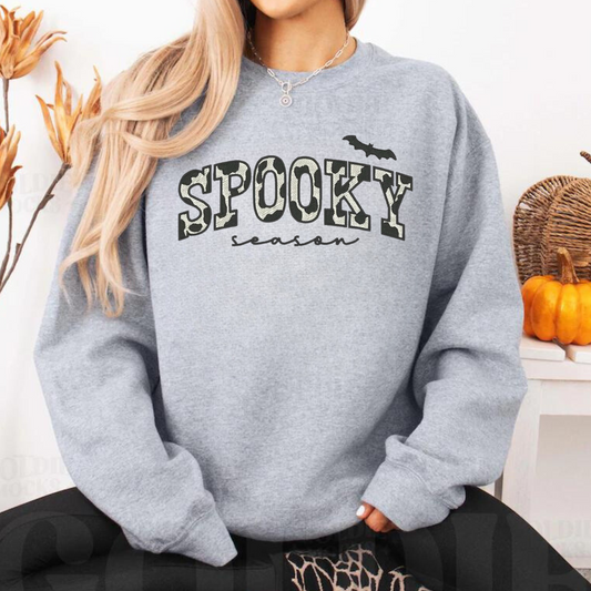 Spooky Season Embroidered Sweatshirt