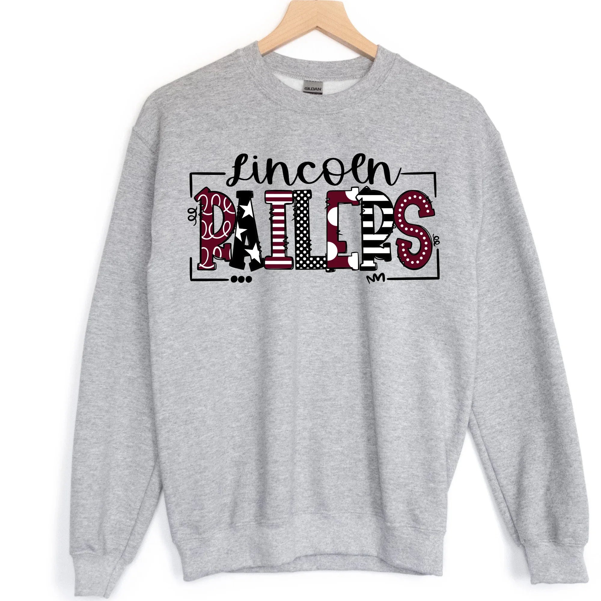 Lincoln Raiders Doodle DTF Transfer - Merch Girls