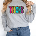 Titans Colorful Leopard DTF Transfer - Merch Girls