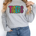 Tigers Colorful Leopard DTF Transfer - Merch Girls