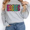 Eagles Colorful Leopard DTF Transfer - Merch Girls