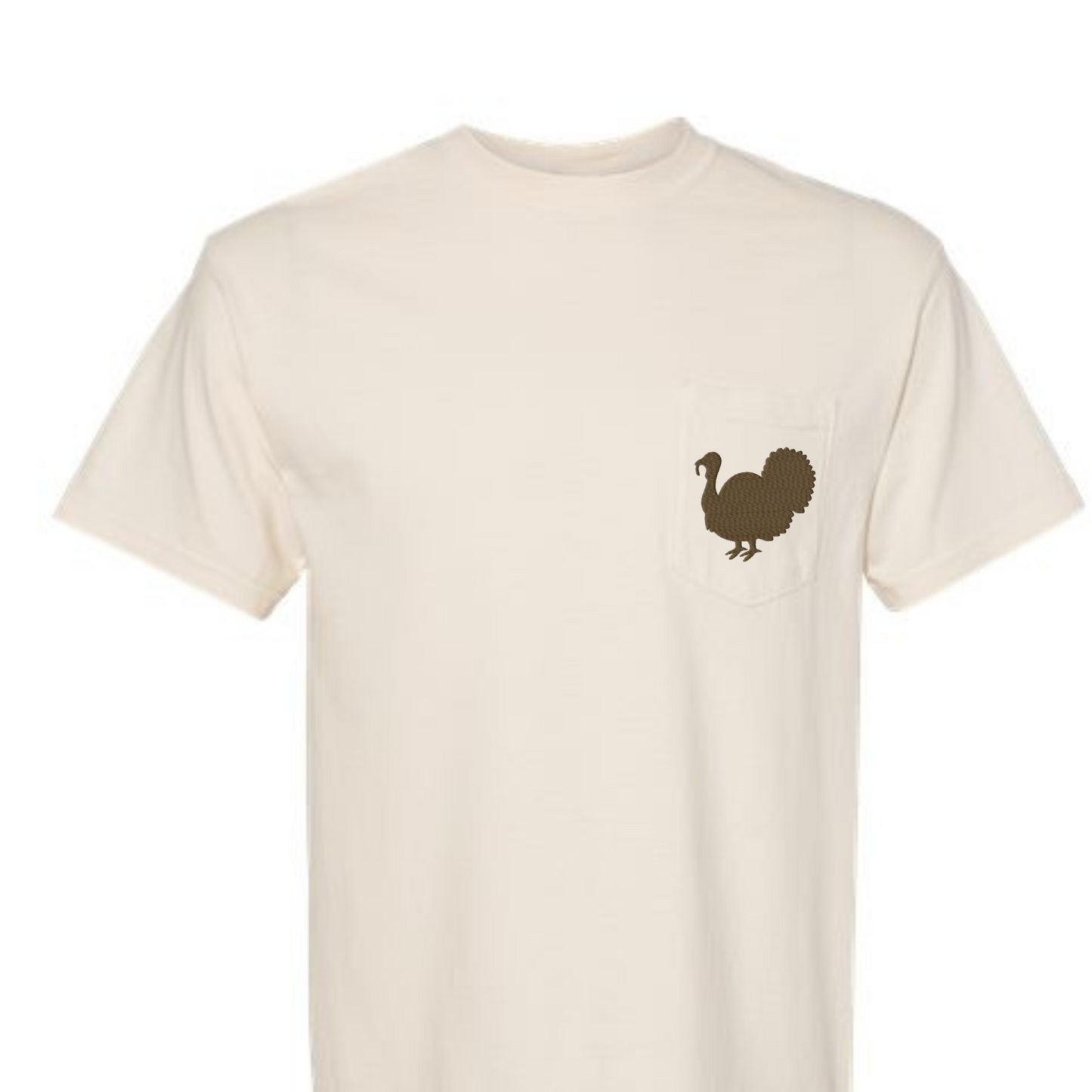 Turkey Comfort Color Embroidered Tee