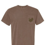 Turkey Comfort Color Embroidered Tee - Merch Girls