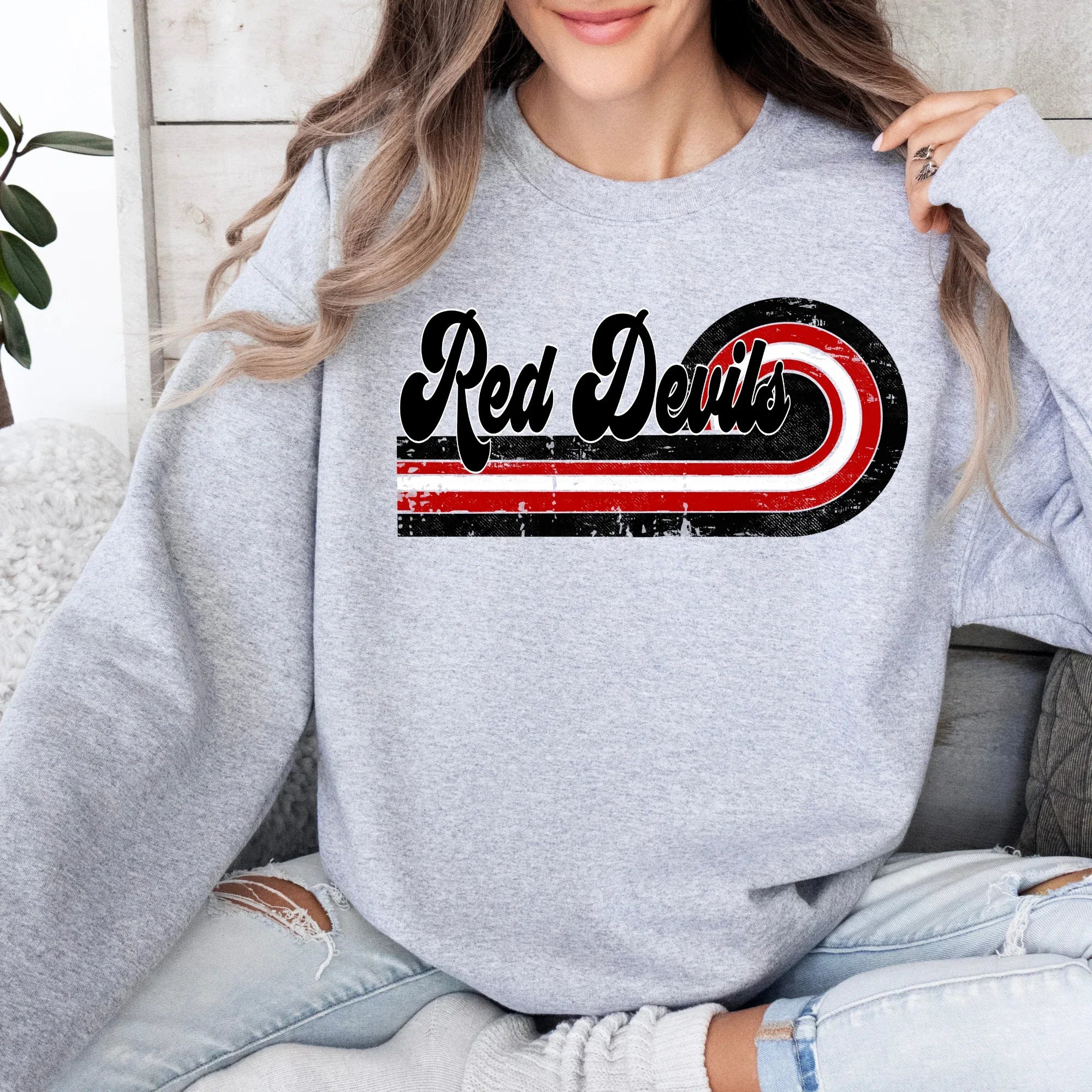 Red Devils DTF Transfer - Merch Girls