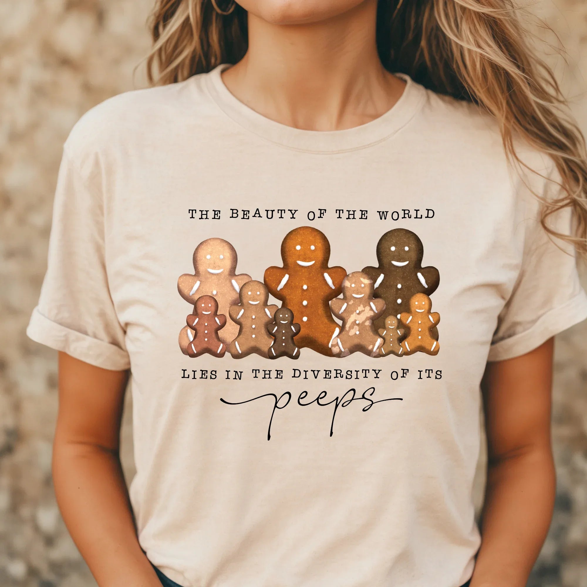 The Beauty of the World Gingerbread Graphic Tee - Merch Girls