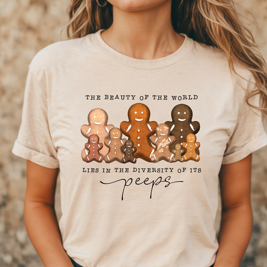 The Beauty of the World Gingerbread Graphic Tee