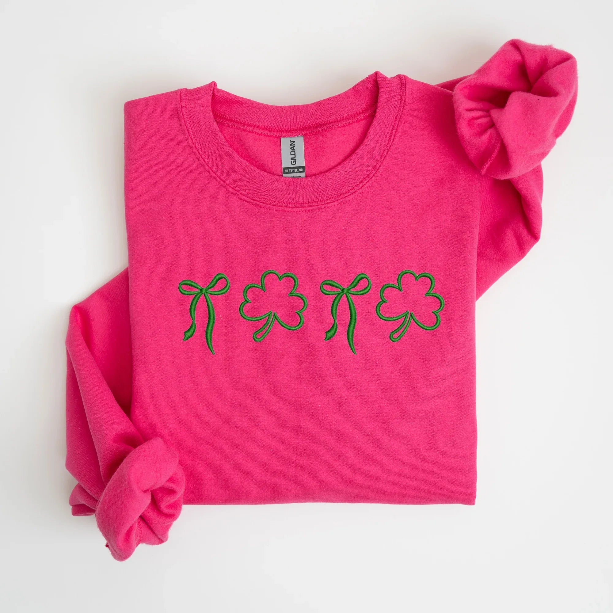 Clover and Bow Embroidered Sweatshirt - Merch Girls