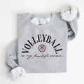 Volleyball Is My Favorite Season Embroidered Sweatshirt - Merch Girls