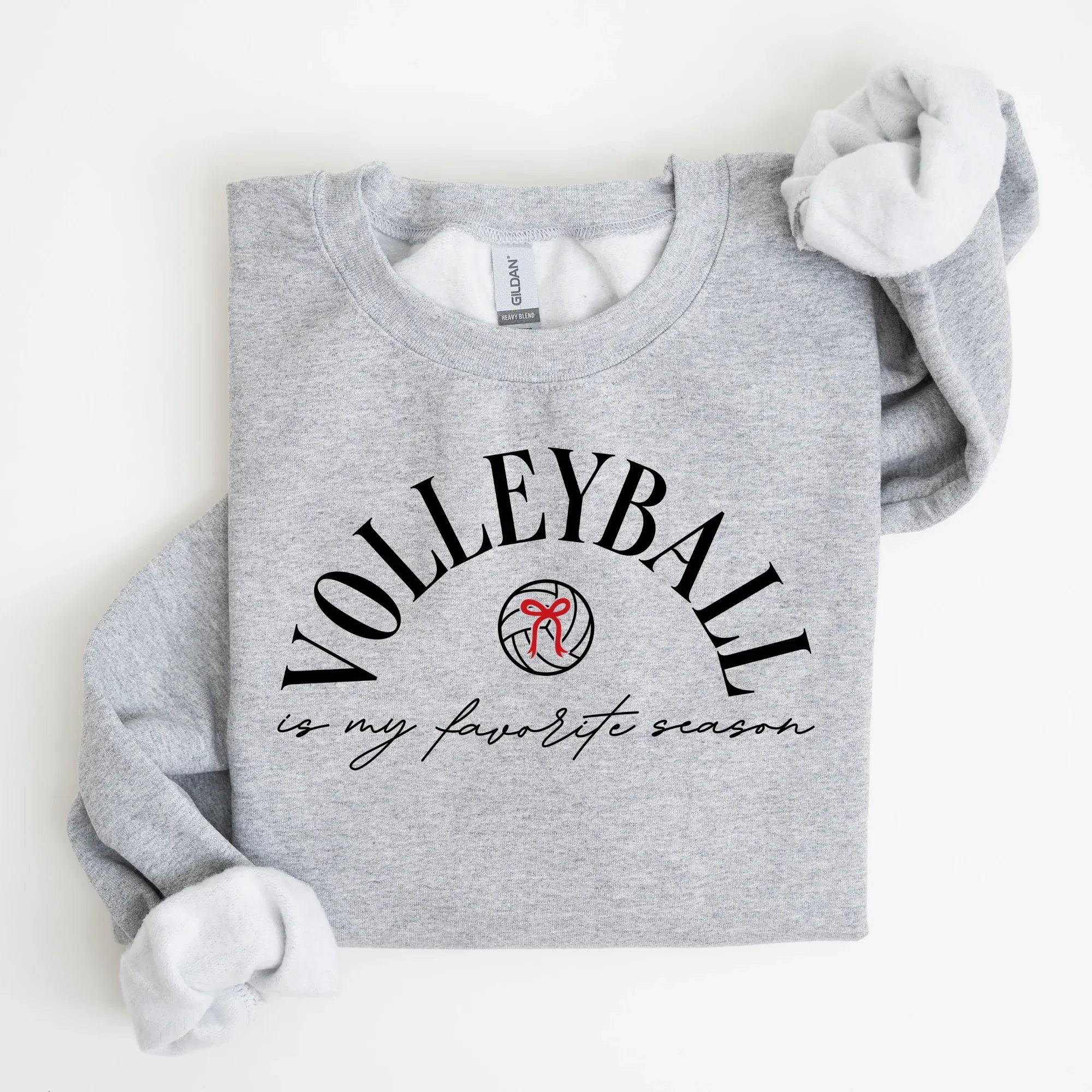 Volleyball Is My Favorite Season Embroidered Sweatshirt - Merch Girls