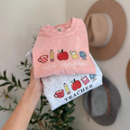 Teacher Icon Embroidered Short Sleeve Tee