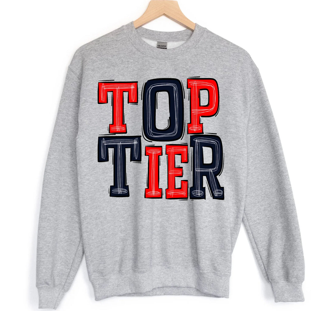 Top Tier Sporty Varsity DTF Transfer - Merch Girls