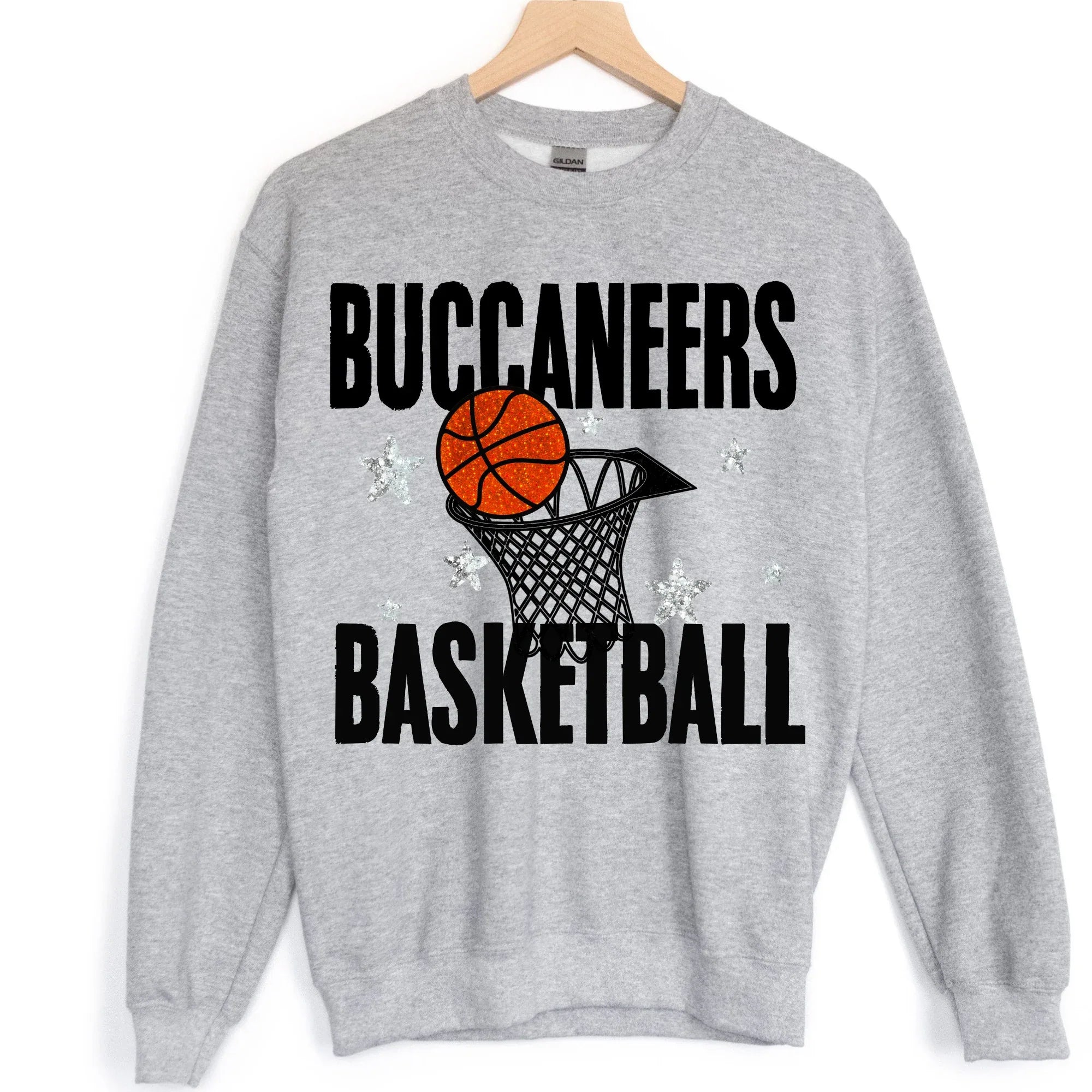 Buccaneers Basketball Black Transfer - Merch Girls