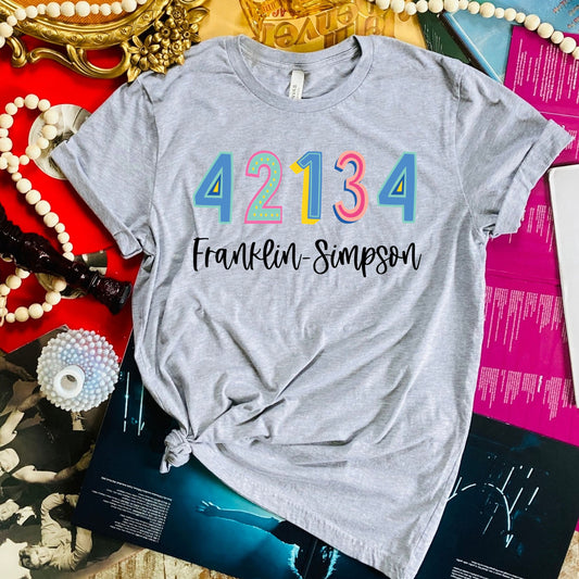 42134 Franklin-Simpson Colorful Graphic Tee