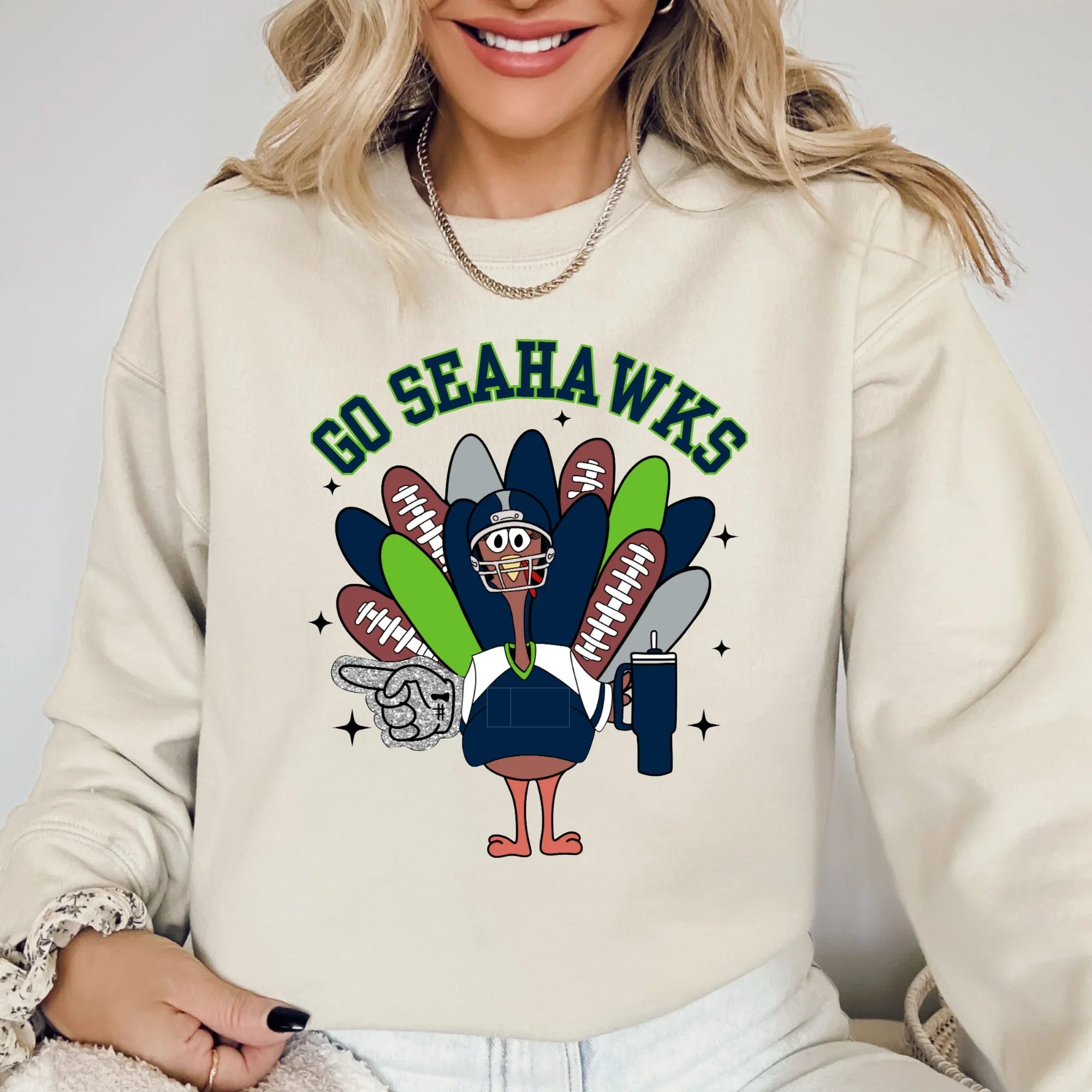 Seahawks Turkey DTF Transfer - Merch Girls